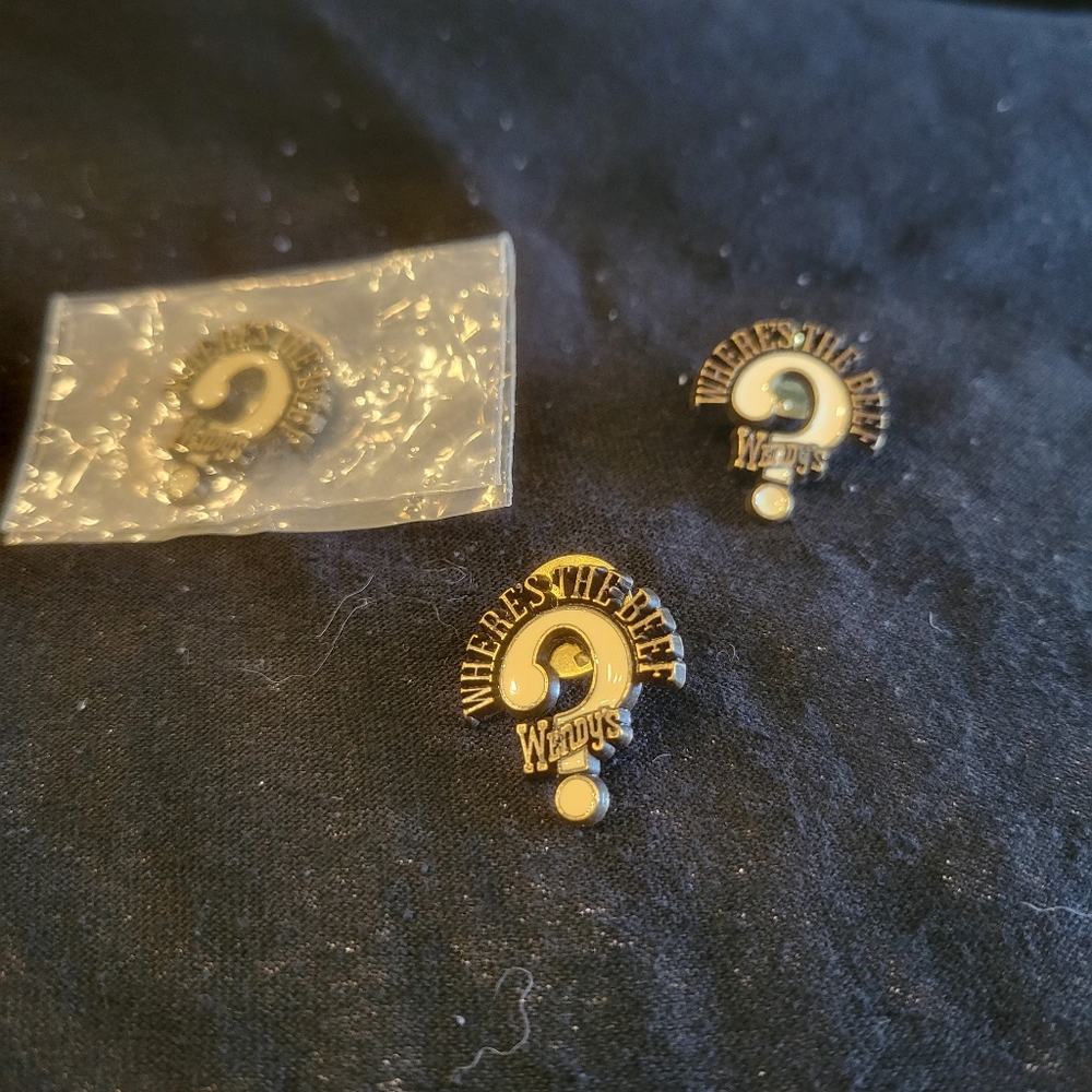 Where's the Beef Wendy's Pins
